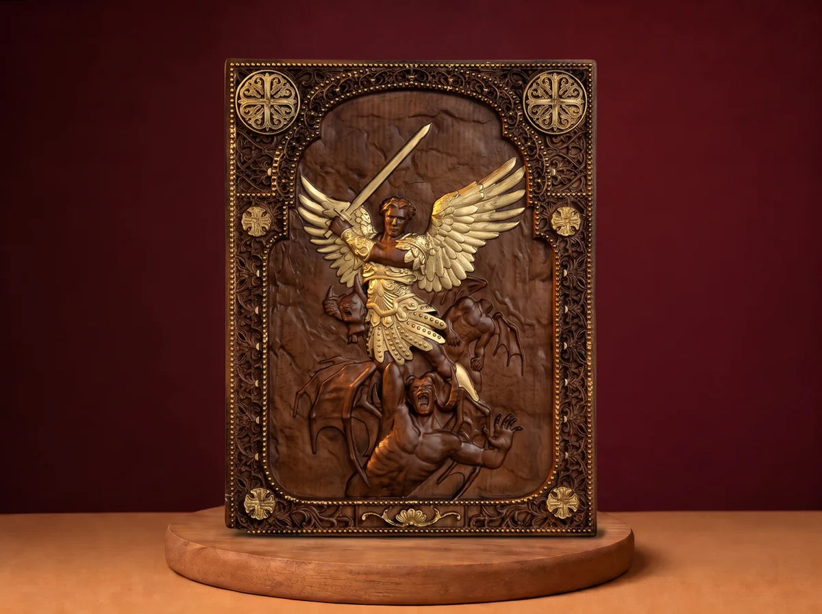 Devotional Retablo of Saint Michael the Archangel